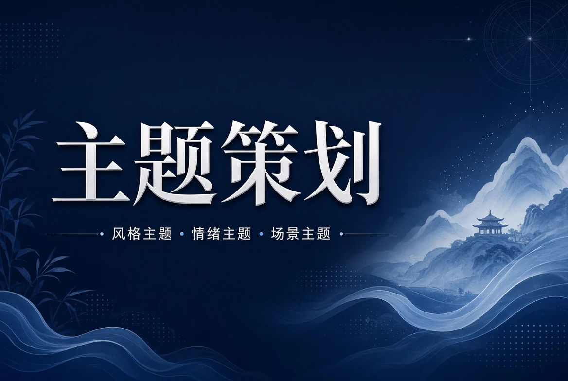 17C题签栏风格情绪与场景主题导览